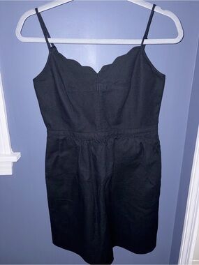 J. Crew Black Dress with Zipper Detail